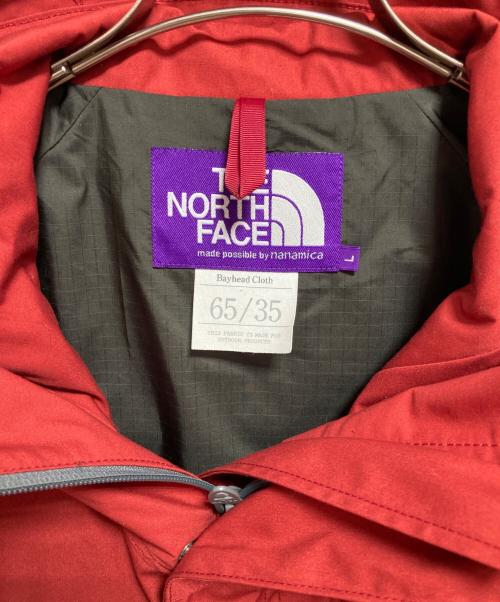 THE NORTHFACE PURPLELABEL（ザ・ノースフェイス パープルレーベル）THE NORTHFACE PURPLELABEL (ザ・ノースフェイス パープルレーベル) 65/35 Big Mountain Parka レッド サイズ:Lの古着・服飾アイテム