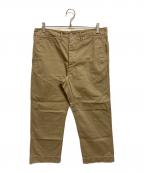 RRL×BEAMS PLUSダブルアールエル×ビームスプラス）の古着「別注ミリタリー トラウザーパンツ」｜ベージュ