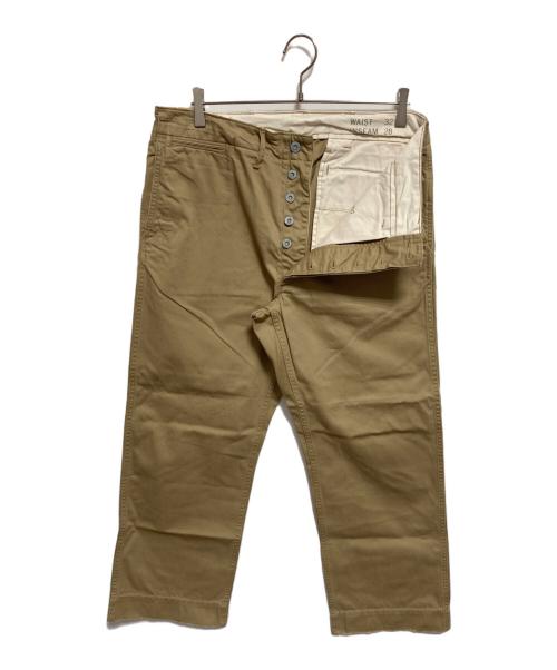 RRL（ダブルアールエル）RRL (ダブルアールエル) BEAMS PLUS (ビームスプラス) 別注ミリタリー トラウザーパンツ ベージュ サイズ:32 未使用品の古着・服飾アイテム