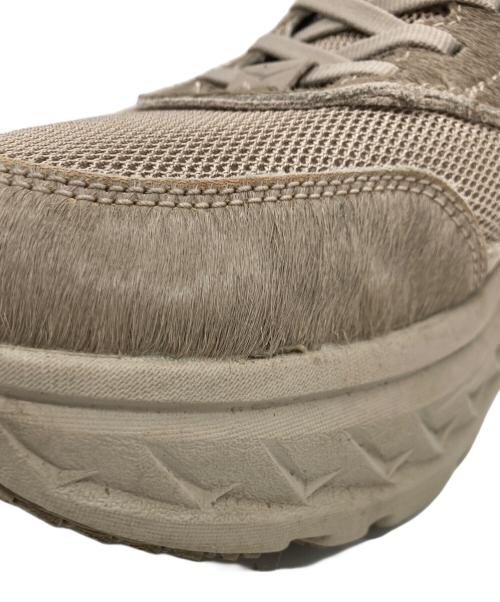 HOKAONEONE（ホカオネオネ）HOKAONEONE (ホカオネオネ) Engineered Garments (エンジニアド ガーメンツ) BONDI L スニーカー ベージュ サイズ:28.5㎝の古着・服飾アイテム