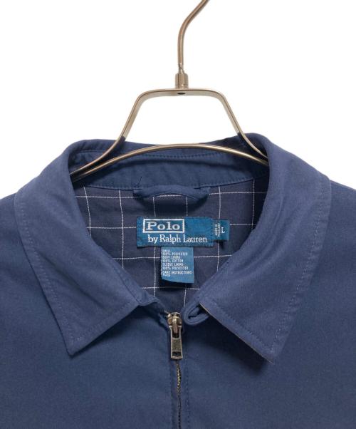 POLO RALPH LAUREN（ポロ・ラルフローレン）POLO RALPH LAUREN (ポロ・ラルフローレン) スイングトップ ネイビー サイズ:Lの古着・服飾アイテム