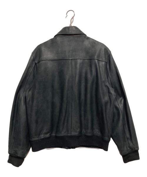 Timberland WEATHERGEAR（ティンバーランド ウェザーギア）Timberland WEATHERGEAR (ティンバーランド ウェザーギア) カウハイド レザージャケット ブラック サイズ:Mの古着・服飾アイテム