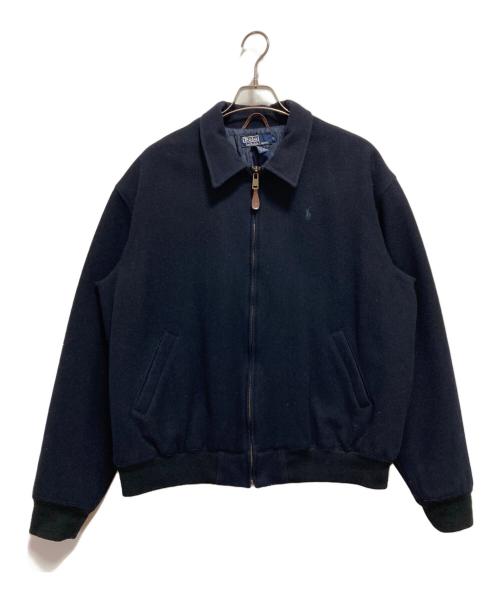 POLO RALPH LAUREN（ポロ・ラルフローレン）POLO RALPH LAUREN (ポロ・ラルフローレン) メルトンスイングトップ ネイビー サイズ:Lの古着・服飾アイテム