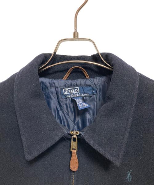 POLO RALPH LAUREN（ポロ・ラルフローレン）POLO RALPH LAUREN (ポロ・ラルフローレン) メルトンスイングトップ ネイビー サイズ:Lの古着・服飾アイテム