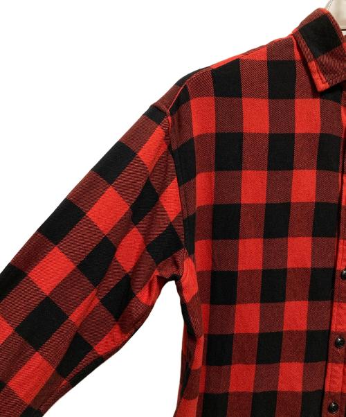 POLO RALPH LAUREN（ポロ・ラルフローレン）POLO RALPH LAUREN (ポロ・ラルフローレン) チェックシャツ オレンジ×ブラック サイズ:4の古着・服飾アイテム