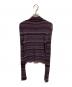 RE/DONE (リダン) リブポロカーディガン ボルドー×ネイビー サイズ:S：15000円