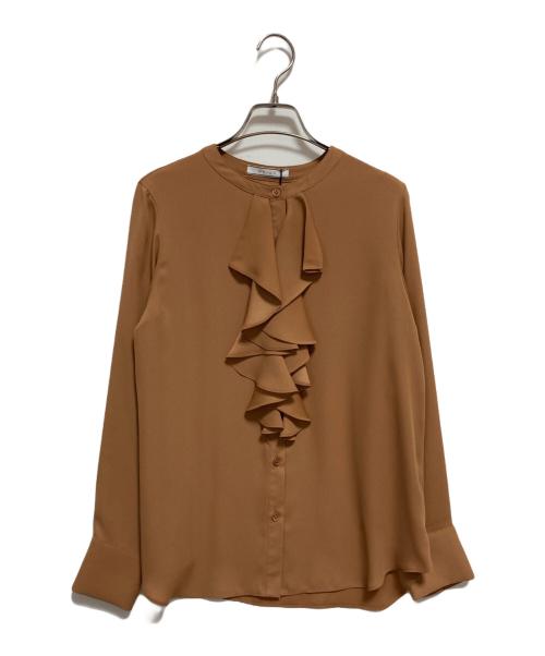 BEIGE（ベイジ）BEIGE (ベイジ) MAKALU フリルブラウス ベージュ サイズ:4の古着・服飾アイテム