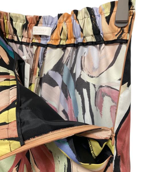 BALLSEY（ボールジィ）BALLSEY (ボールジィ) ハンドペイントプリント タックセミワイドパンツ ベージュ サイズ:34の古着・服飾アイテム
