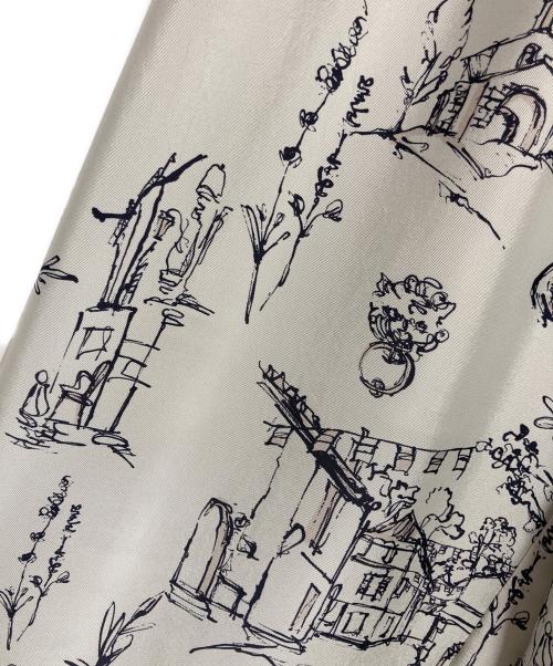 TOMORROW LAND collection（トゥモローランドコレクション）TOMORROW LAND collection (トゥモローランドコレクション) プロヴァンスプリント ストレートパンツ ホワイト サイズ:34の古着・服飾アイテム