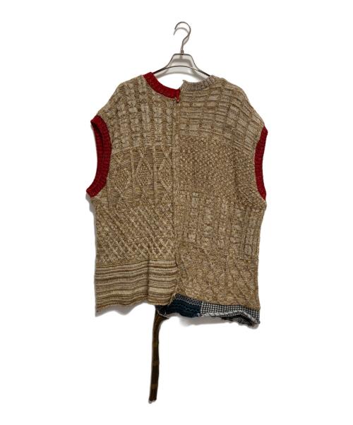 bodysong.（ボディソング）bodysong. (ボディソング) ニットベスト ブラウン サイズ:不明の古着・服飾アイテム