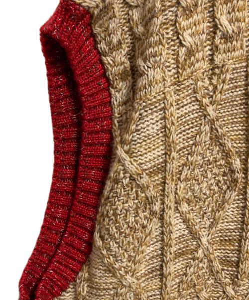 bodysong.（ボディソング）bodysong. (ボディソング) ニットベスト ブラウン サイズ:不明の古着・服飾アイテム