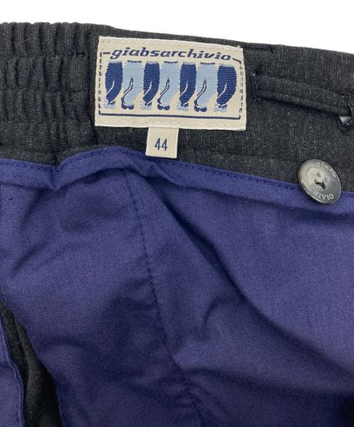 giab's ARCHIVIO（ジャブス アルキヴィオ）giab's ARCHIVIO (ジャブス アルキヴィオ) MASACCIOパンツ ブラック サイズ:44の古着・服飾アイテム