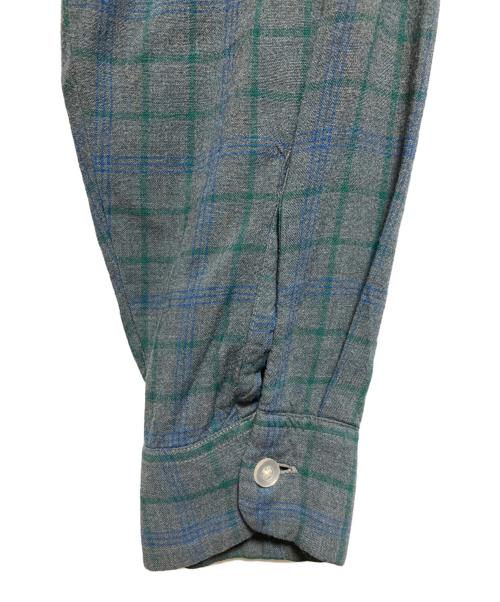 USED（ユーズド）USED (ユーズド) レーヨンオープンカラーシャツ グリーン サイズ:-の古着・服飾アイテム