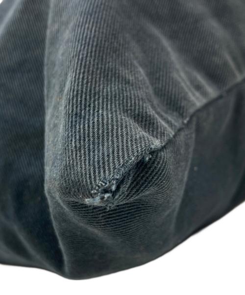 ROBE DE CHAMBRE COMME DES GARCONS（ローブドシャンブル コムデギャルソン）ROBE DE CHAMBRE COMME DES GARCONS (ローブドシャンブル コムデギャルソン) キャンバスショルダーバッグ ネイビーの古着・服飾アイテム