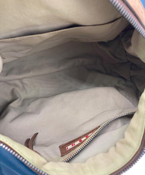 MARNI（マルニ）MARNI (マルニ) ナイロンショルダーバッグ ネイビーの古着・服飾アイテム