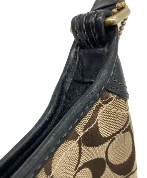 COACH（コーチ）COACH (コーチ) シグネチャー ワンショルダーバッグ ベージュの古着・服飾アイテム