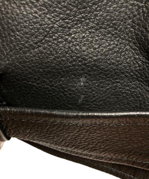 GENUINE LEATHER（ジェニュインレザー）GENUINE LEATHER (ジェニュインレザー) ダブルライダースジャケット ブラック サイズ:38の古着・服飾アイテム