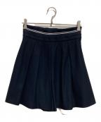 FOXEY NEWYORKフォクシーニューヨーク）の古着「Pleated Shorts」｜ネイビー