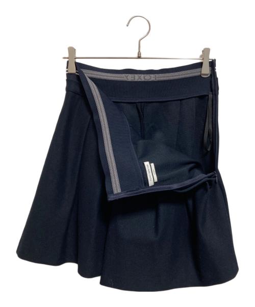 FOXEY NEWYORK（フォクシーニューヨーク）FOXEY NEWYORK (フォクシーニューヨーク) Pleated Shorts ネイビー サイズ:40の古着・服飾アイテム