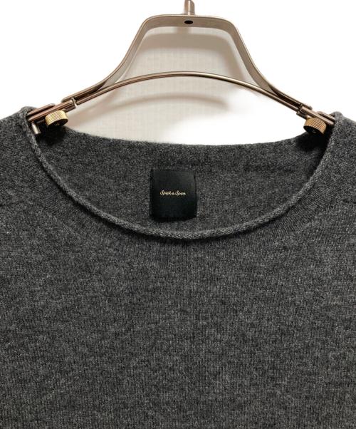 Spick and Span（スピック＆スパン）Spick and Span (スピック＆スパン) CHESS ルーズボートネックニット グレー サイズ:不明の古着・服飾アイテム