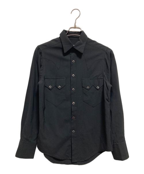 ROCKMOUNT（ロックマウント）ROCKMOUNT (ロックマウント) ウエスタンシャツ ブラック サイズ:14.5 X 32の古着・服飾アイテム