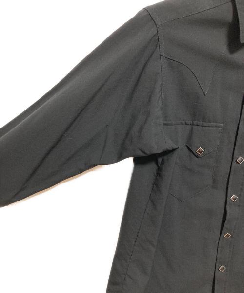 ROCKMOUNT（ロックマウント）ROCKMOUNT (ロックマウント) ウエスタンシャツ ブラック サイズ:14.5 X 32の古着・服飾アイテム