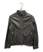 SILENCEサイレンス）の古着「ゴートレザージャケット」｜ブラック