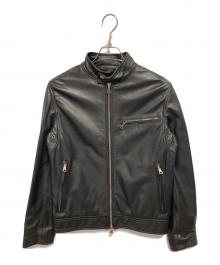SILENCE（サイレンス）の古着「ゴートレザージャケット」｜ブラック