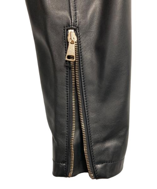 SILENCE（サイレンス）SILENCE (サイレンス) ゴートレザージャケット ブラック サイズ:46の古着・服飾アイテム