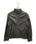 SILENCE（サイレンス）の古着「ゴートレザージャケット」｜ブラック