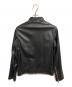 SILENCE (サイレンス) ゴートレザージャケット ブラック サイズ:46：30000円