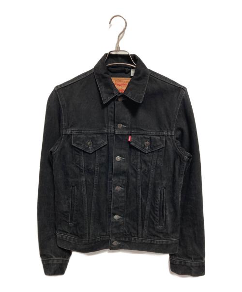 LEVI'S（リーバイス）LEVI'S (リーバイス) 後染めデニムトラッカージャケット ブラック サイズ:Sの古着・服飾アイテム