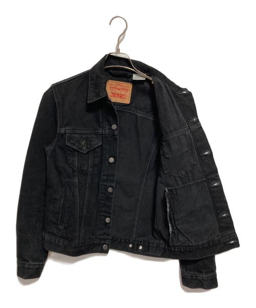 LEVI'S（リーバイス）LEVI'S (リーバイス) 後染めデニムトラッカージャケット ブラック サイズ:Sの古着・服飾アイテム