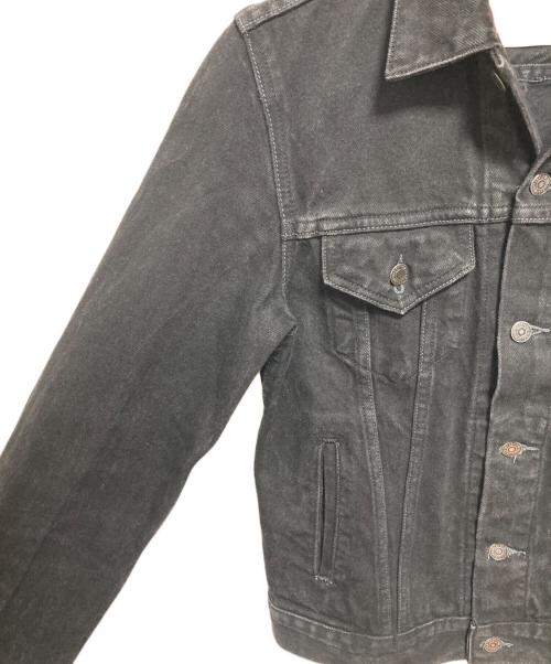 LEVI'S（リーバイス）LEVI'S (リーバイス) 後染めデニムトラッカージャケット ブラック サイズ:Sの古着・服飾アイテム