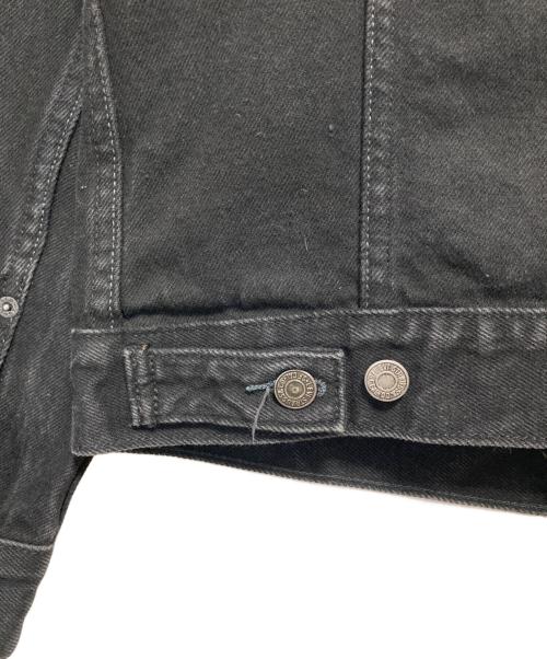 LEVI'S（リーバイス）LEVI'S (リーバイス) 後染めデニムトラッカージャケット ブラック サイズ:Sの古着・服飾アイテム