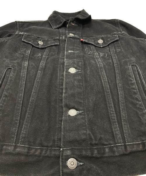 LEVI'S（リーバイス）LEVI'S (リーバイス) 後染めデニムトラッカージャケット ブラック サイズ:Sの古着・服飾アイテム