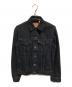 LEVI'S（リーバイス）の古着「後染めデニムトラッカージャケット」｜ブラック