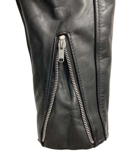 Schott（ショット）Schott (ショット) 641 ライナー付き スタンドカラーシングルライダースジャケット ブラック サイズ:38の古着・服飾アイテム