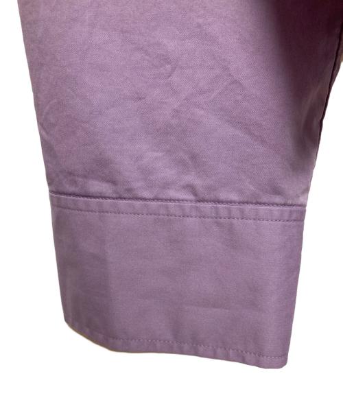 ASTRAET（アストラット）ASTRAET (アストラット) レギュラーカラークロップドシャツ パープル サイズ:不明の古着・服飾アイテム