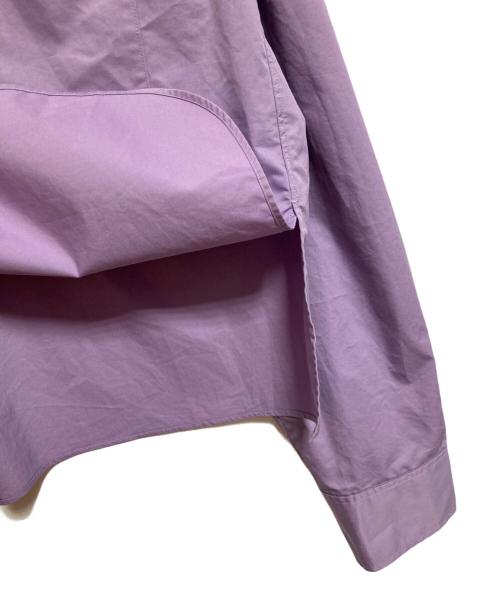 ASTRAET（アストラット）ASTRAET (アストラット) レギュラーカラークロップドシャツ パープル サイズ:不明の古着・服飾アイテム