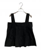 eunoiaユノイア）の古着「プリーツ ベスト」｜ブラック