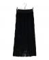 HYKE (ハイク) ULTRASUEDE NET SKIRT ブラック サイズ:1：14000円