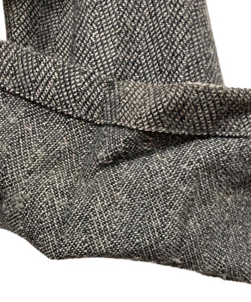 Y's for men（ワイズフォーメン）Y's for men (ワイズフォーメン) タックヘリンボーンパンツ グレー サイズ:XLの古着・服飾アイテム