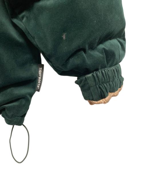 BlackEyePatch（ブラックアイパッチ）BlackEyePatch (ブラックアイパッチ) TIGHTBOOTH PRODUCTION (タイトブースプロダクション) TBEP DOWN JKT グリーン サイズ:Mの古着・服飾アイテム