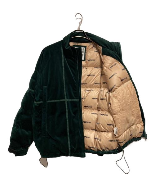 BlackEyePatch（ブラックアイパッチ）BlackEyePatch (ブラックアイパッチ) TIGHTBOOTH PRODUCTION (タイトブースプロダクション) TBEP DOWN JKT グリーン サイズ:Mの古着・服飾アイテム