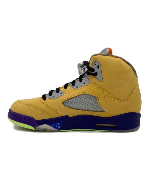 NIKE（ナイキ）NIKE (ナイキ) AIR JORDAN 5 RETRO SE レッド×イエロー サイズ:28の古着・服飾アイテム