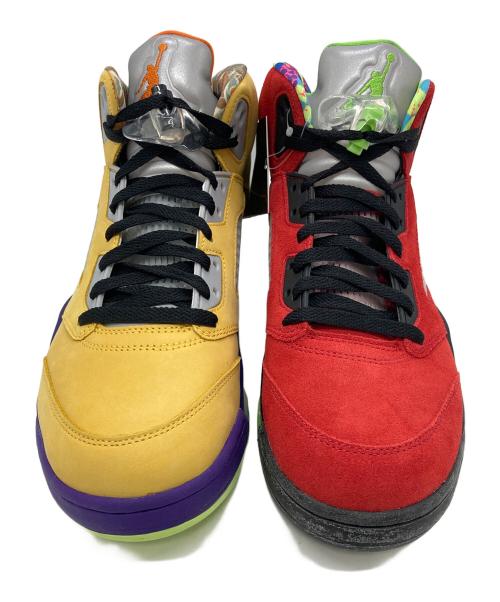 NIKE（ナイキ）NIKE (ナイキ) AIR JORDAN 5 RETRO SE レッド×イエロー サイズ:28の古着・服飾アイテム