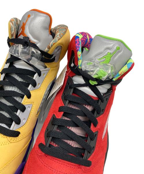 NIKE（ナイキ）NIKE (ナイキ) AIR JORDAN 5 RETRO SE レッド×イエロー サイズ:28の古着・服飾アイテム