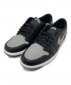 NIKEナイキ）の古着「AIR JORDAN 1 RETRO LOW OG」｜グレー×ブラック