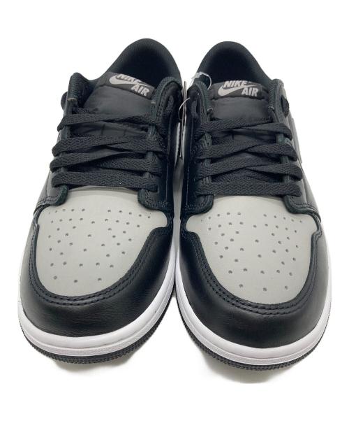 NIKE（ナイキ）NIKE (ナイキ) AIR JORDAN 1 RETRO LOW OG グレー×ブラック サイズ:27.5 未使用品の古着・服飾アイテム